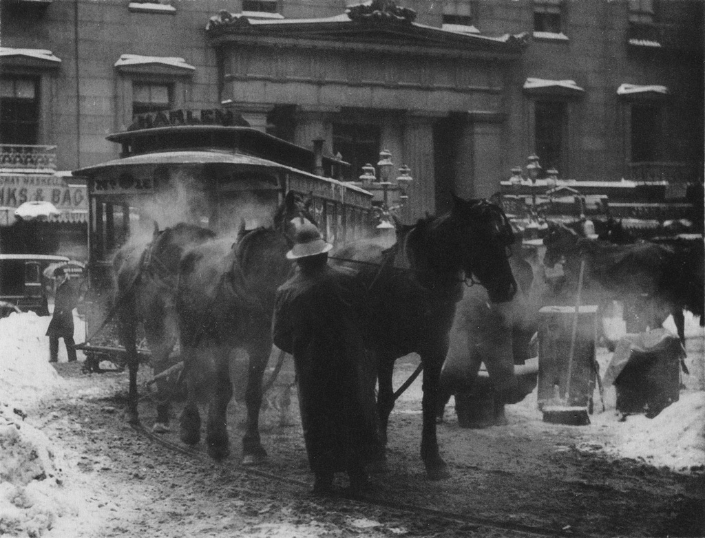 ALFRED STIEGLITZ (1864-1946) The Terminal * In the New York Central Yards * A Snapshot--Paris, from Camera Work Number 36 and Number 40